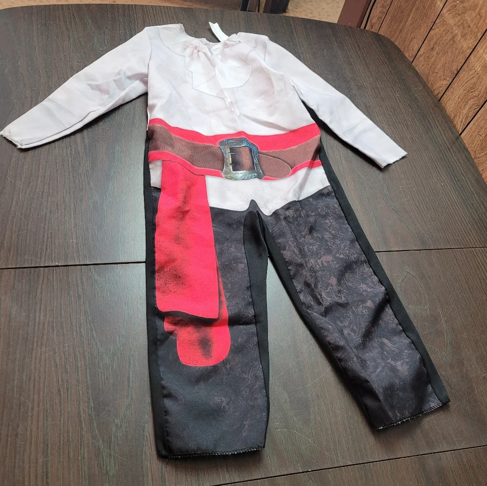Pirate Adventure Kids Costume - Red and Black